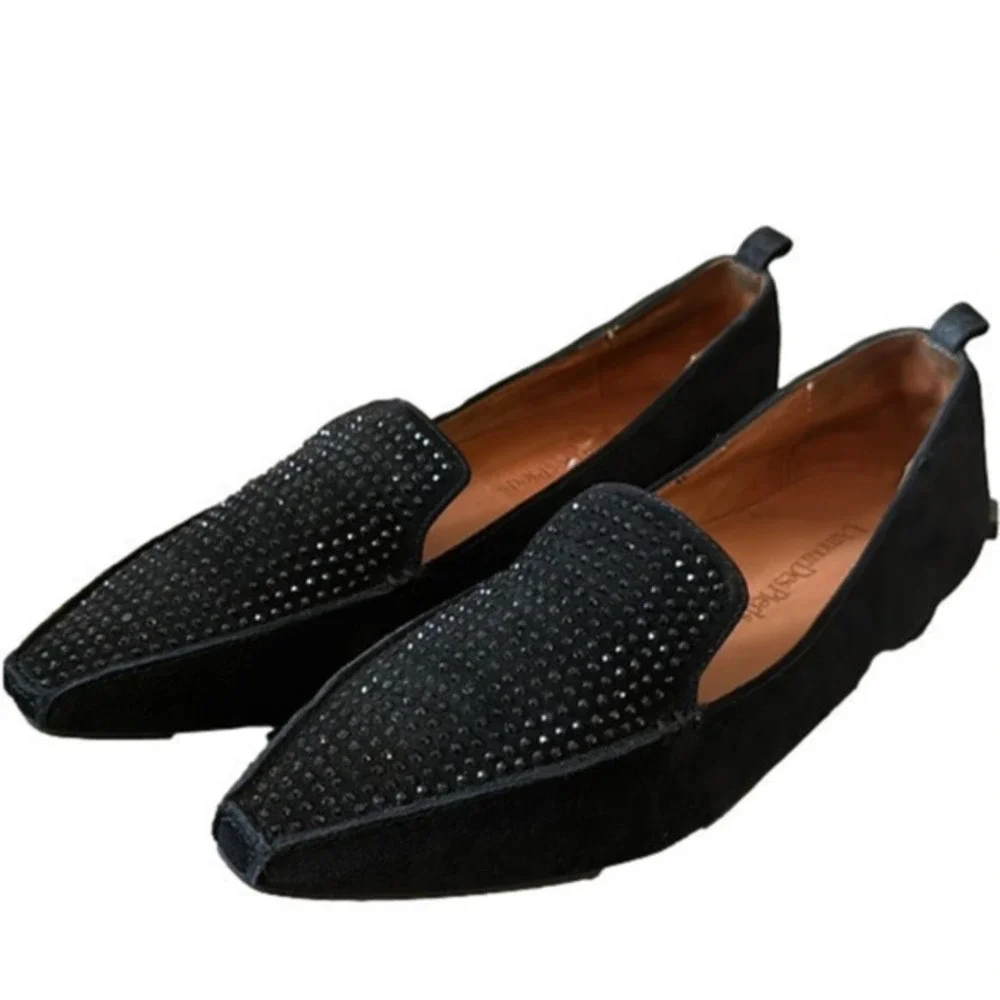 L'amour des Pieds | Shoes | Lamour Des Pieds Leather Suede Flats size 9 BLACK